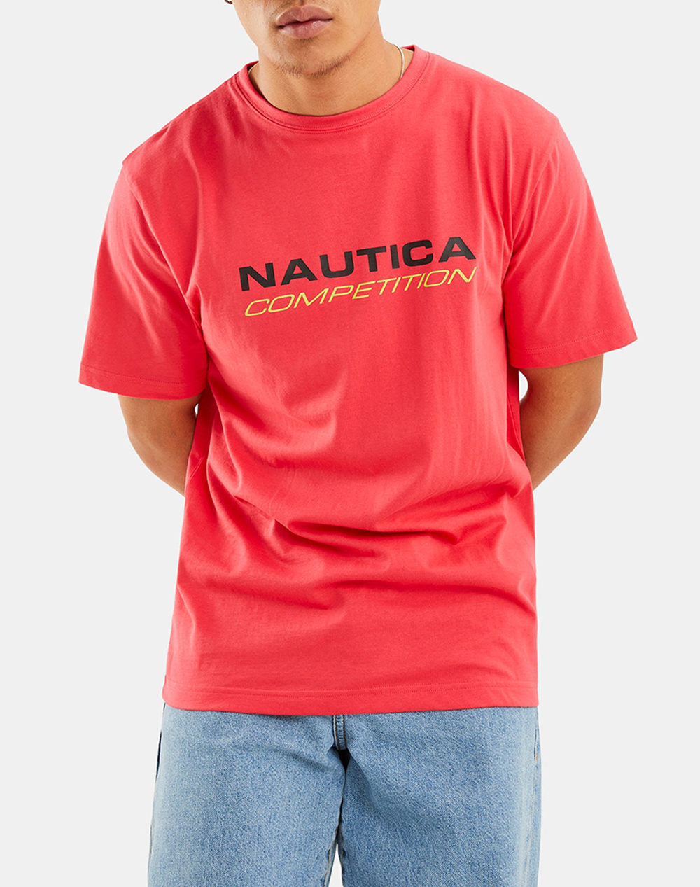 NAUTICA ΜΠΛΟΥΖΑ T-SHIRT ΚΜ Mack T-Shirt Mack T-Shirt 3NCN7M01410-814 Coral 3820BNAUT3400287_XR09482