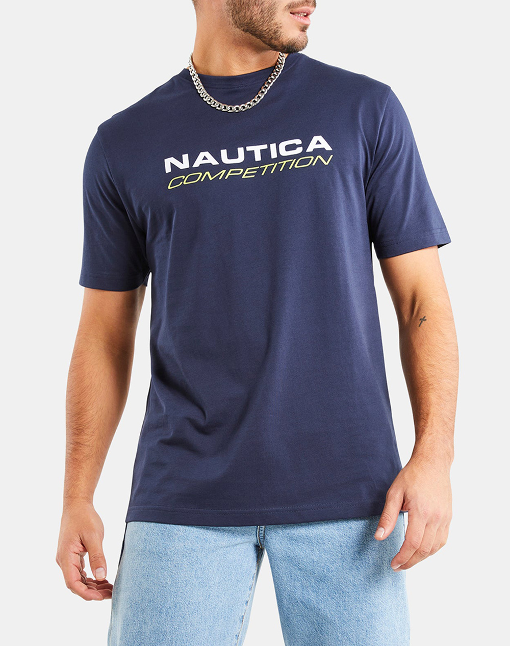 NAUTICA ΜΠΛΟΥΖΑ T-SHIRT ΚΜ Mack T-Shirt Mack T-Shirt 3NCN7M01410-459 DarkBlue 3820BNAUT3400287_XR12271
