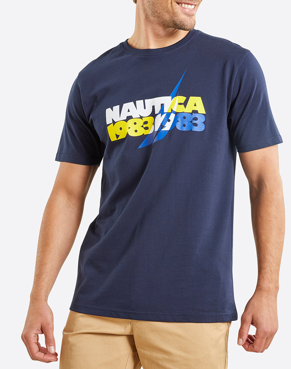 NAUTICA ΜΠΛΟΥΖΑ T-SHIRT ΚΜ Nasir T-Shirt Nasir T-Shirt 3NCN1M01671-459 DarkBlue 3820BNAUT3400288_XR12271