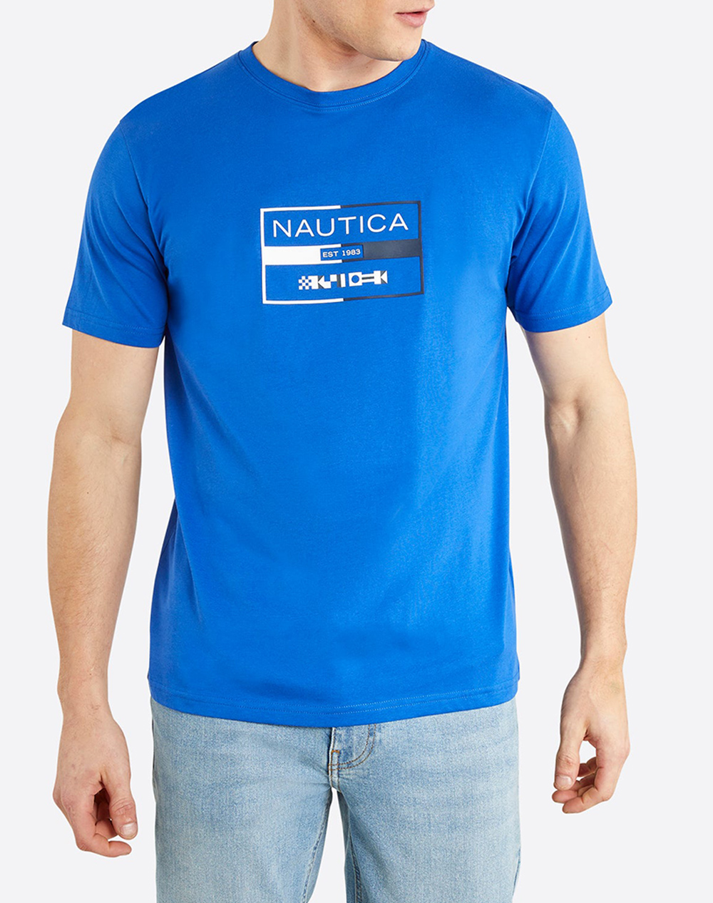 NAUTICA ΜΠΛΟΥΖΑ T-SHIRT ΚΜ Alves T-Shirt Alves T-Shirt 3NCN1M01613-457 Blue