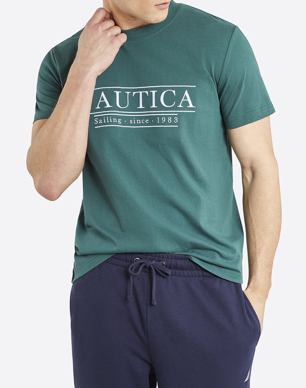 NAUTICA ΜΠΛΟΥΖΑ T-SHIRT ΚΜ Tennessee T-Shirt 3NCN1M01707-523 Green