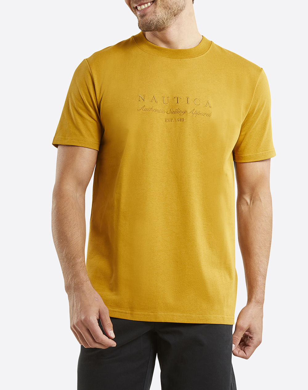 NAUTICA ΜΠΛΟΥΖΑ T-SHIRT ΚΜ Carnegie T-Shirt 3NCN1M01711-602 Gold