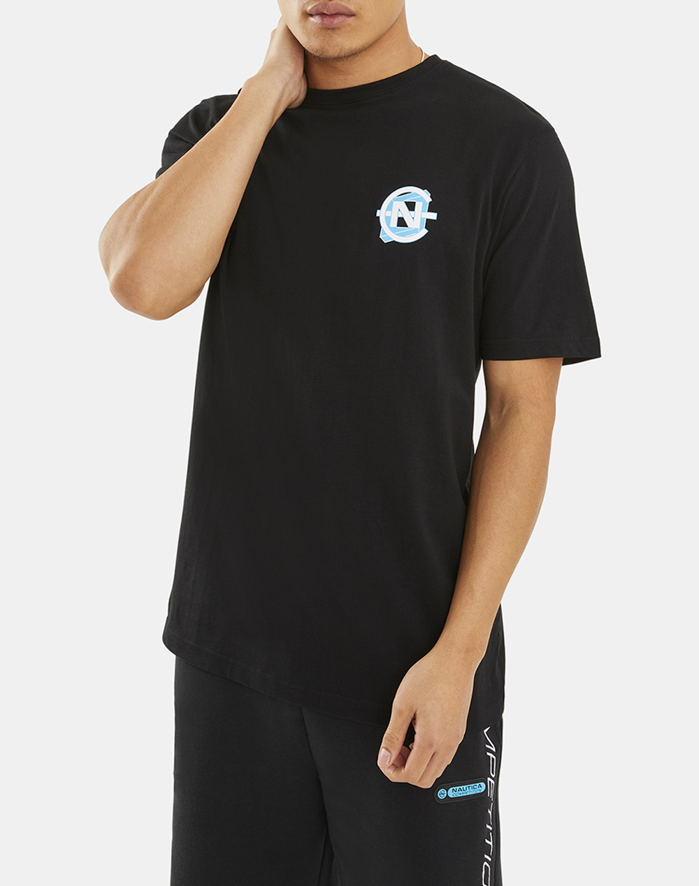 NAUTICA ΜΠΛΟΥΖΑ T-SHIRT ΚΜ Ayden T-Shirt 3NCN7M01354-011 Black