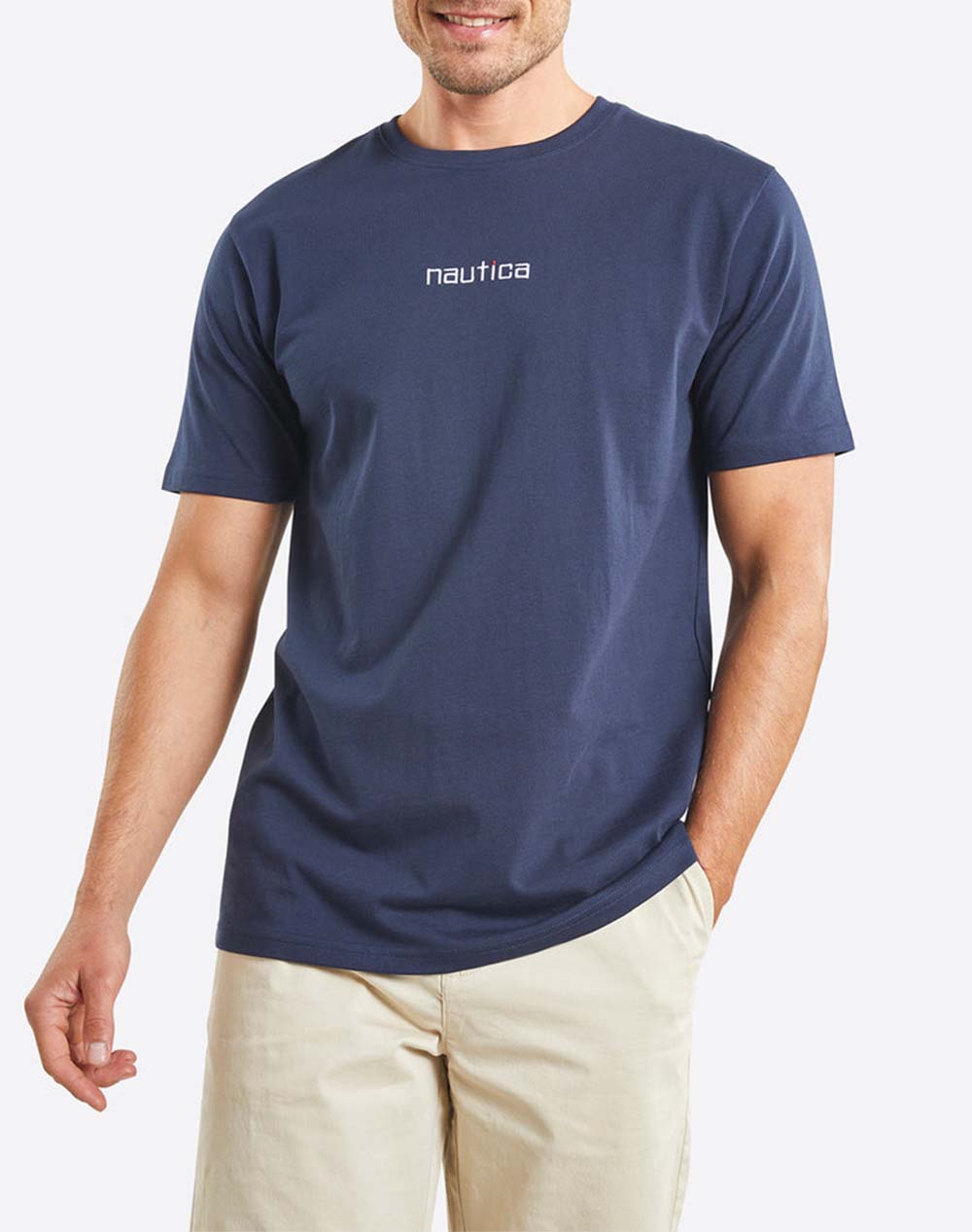 NAUTICA ΜΠΛΟΥΖΑ T-SHIRT ΚΜ Salem T-Shirt 3NCN1M01659-459 DarkBlue