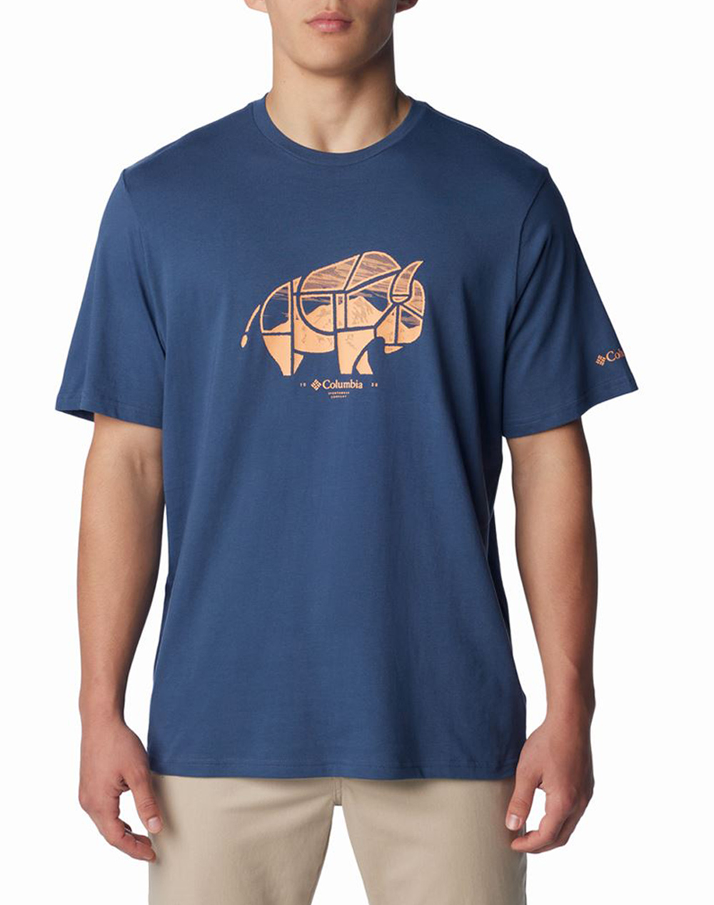 COLUMBIA Ανδρική Μπλούζα Rockaway River™ Outdoor SS T-Shirt CE33-2036401-479 Blue