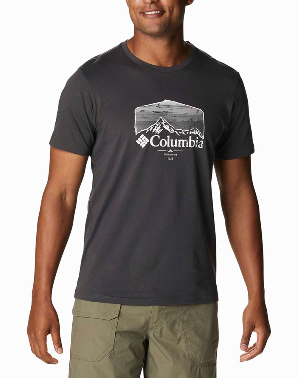 COLUMBIA Ανδρική Μπλούζα Path Lake™ Graphic Tee II CD33-1934814-013 DarkGray 3820PCOLU3400101_XR23283