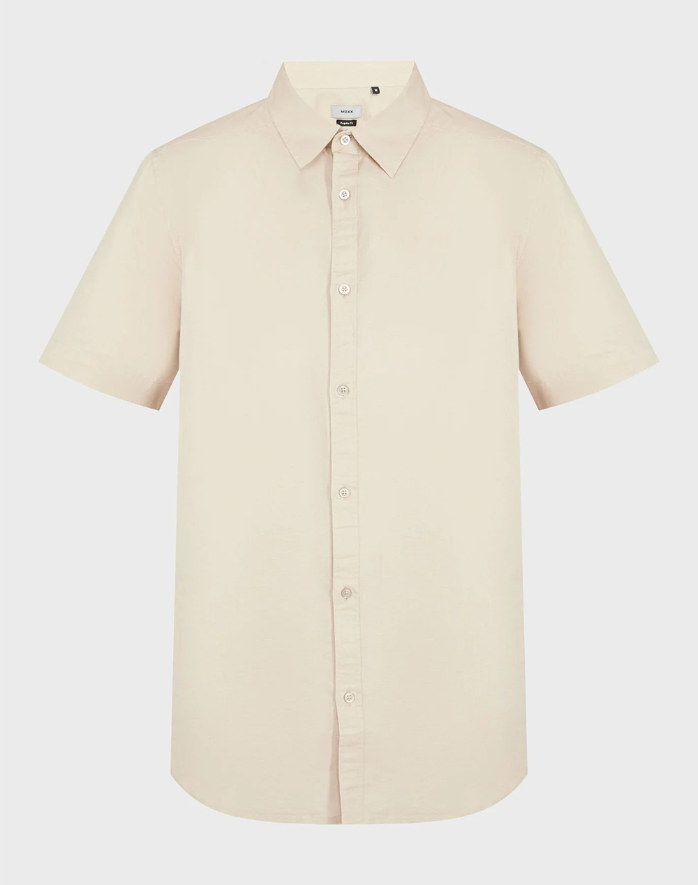 MEXX BRANDON Basic linen short sleeve shirt MF007200341M-151304 Ivory 3820PMEXX3200067_XR13230