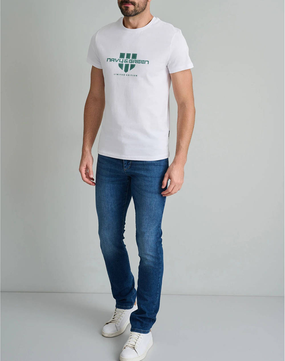 Navy Green Παντελόνι Ντενιμ Low Waist 24Yi 213 5 Lw-Blue Denimblue ανδρικά ρούχα παντελόνια Jeans Politikos Shop Πολιτικός