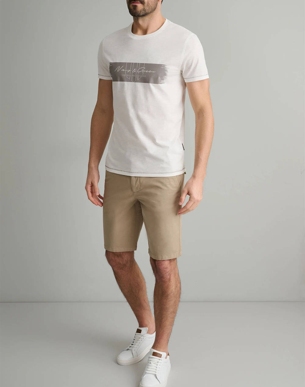 NAVY&GREEN ΒΕΡΜΟΥΔΑ 24AG.1000/2V-NEW BEIGE Biege φωτογραφία