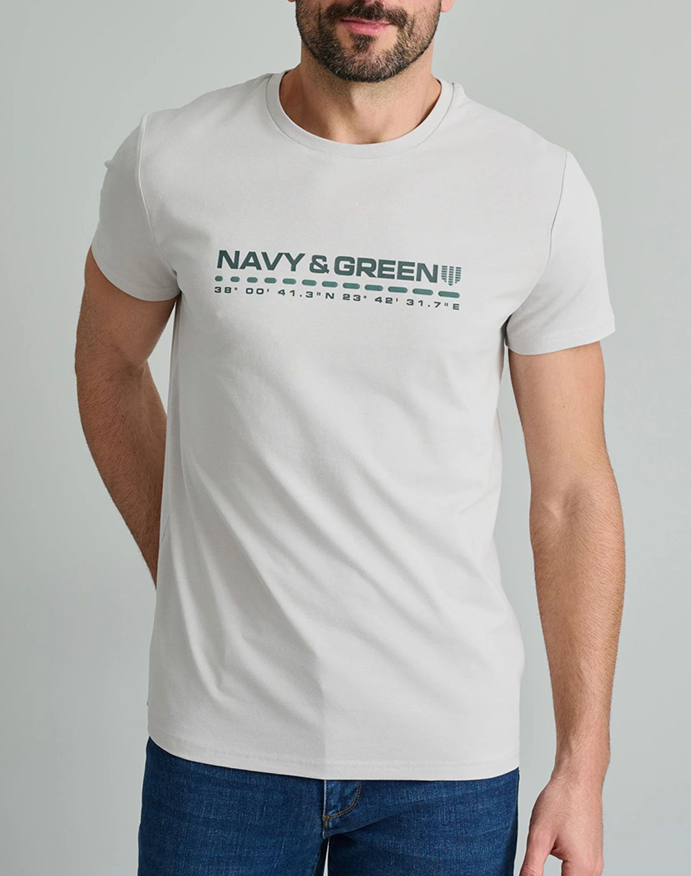NAVY&GREEN T-SHIRTS-Τ-SHIRTS 24TU.320/3P-ICE OffWhite