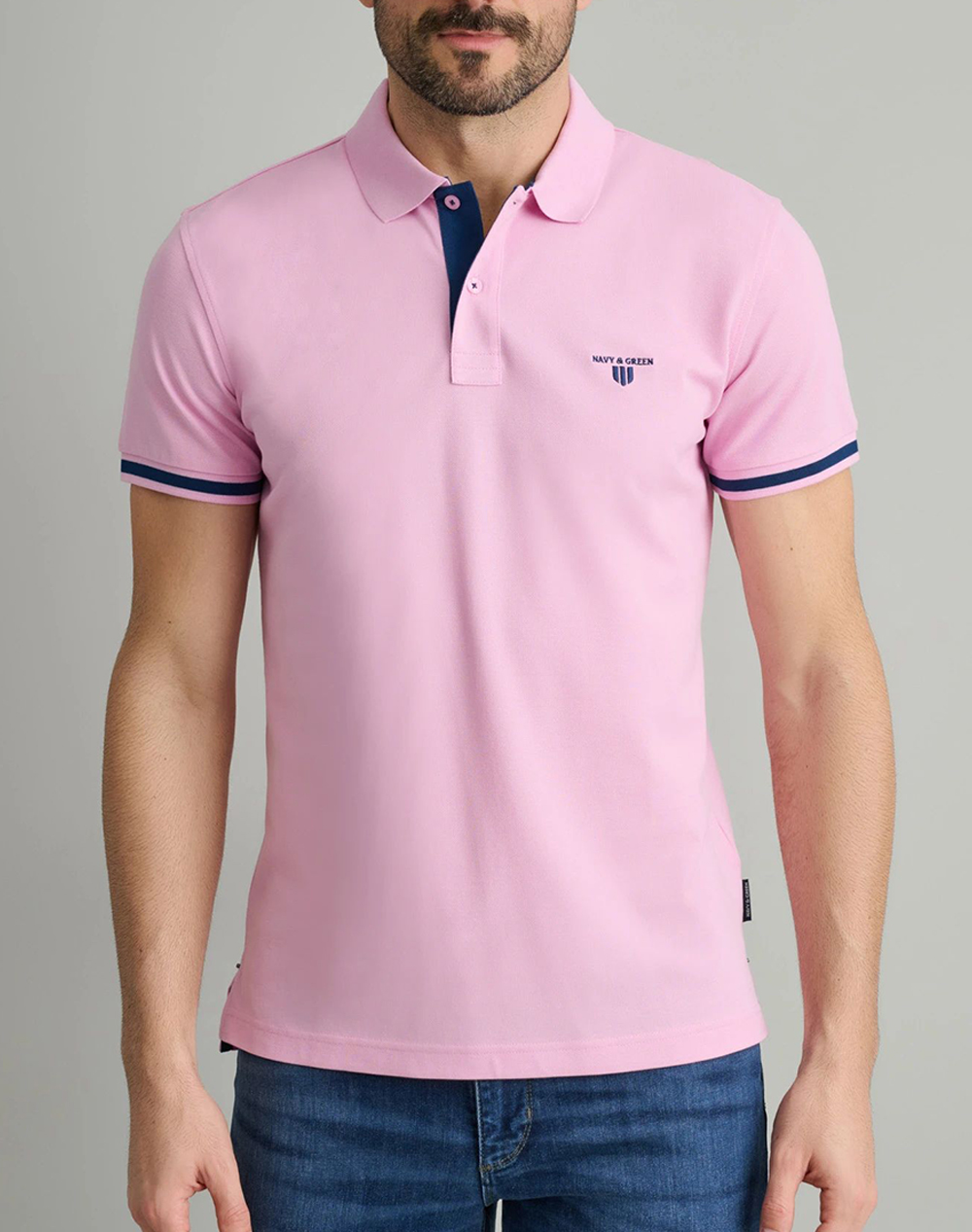 NAVY&GREEN POLO ΜΠΛΟΥΖΑΚΙ-YOUNG LINE 24GE.879/YL.2-PINK MIST LightPink