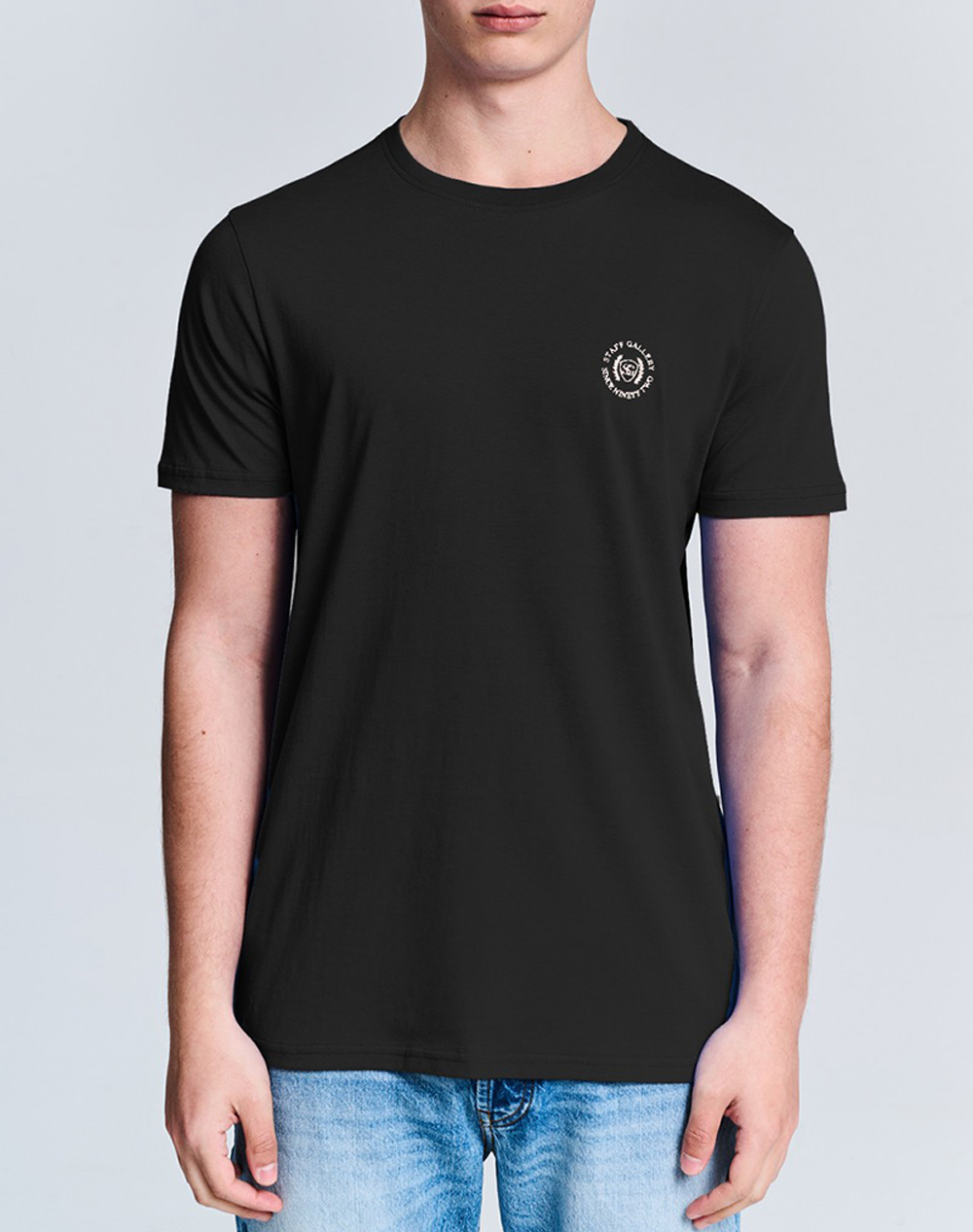 STAFF Ale Man T-Shirt Short Sleeve 100% Co 64-001.051-Ν0090 Black 3820PSTAF3400216_2596