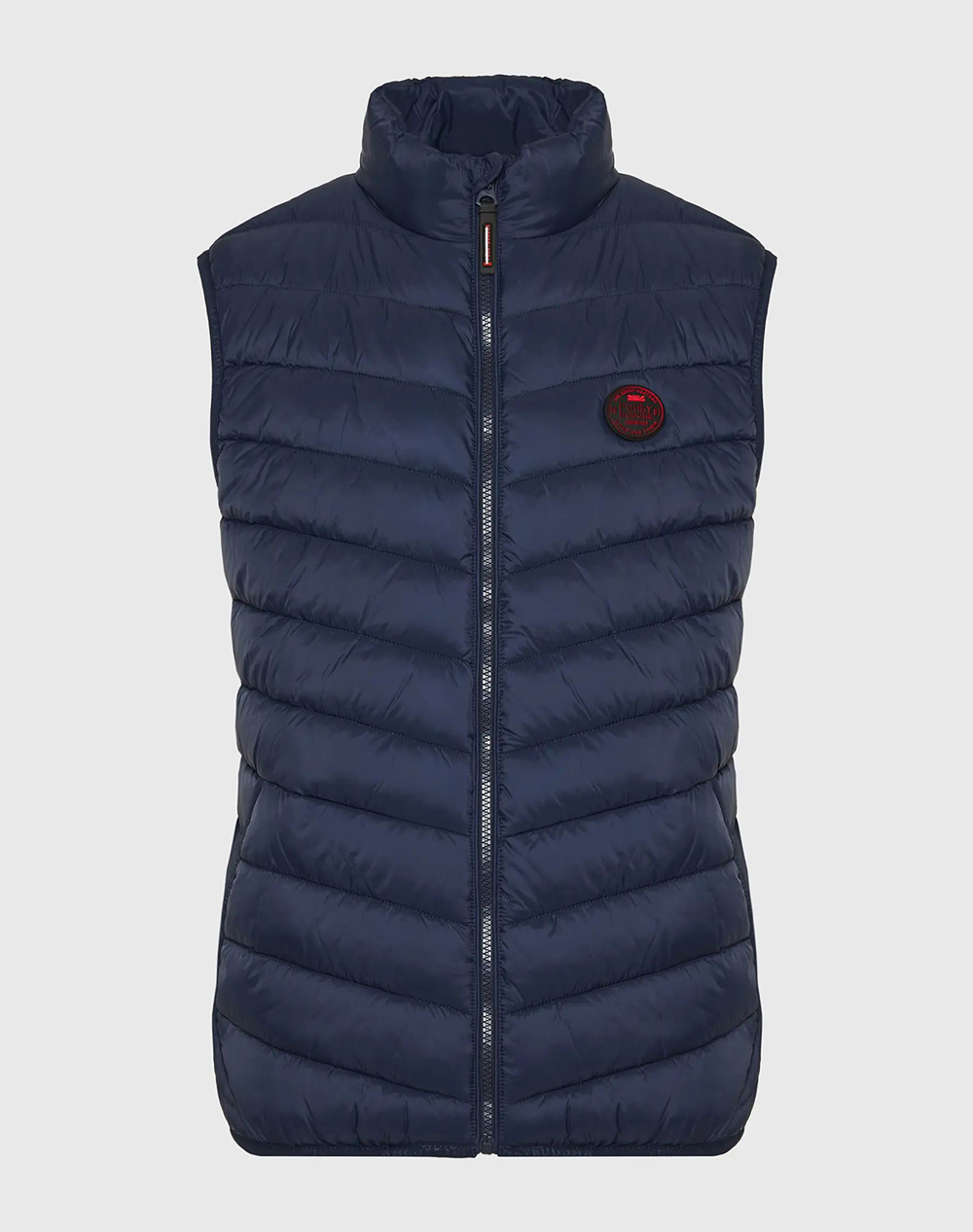 FUNKY BUDDHA Mens sleeveless quilted jacket
