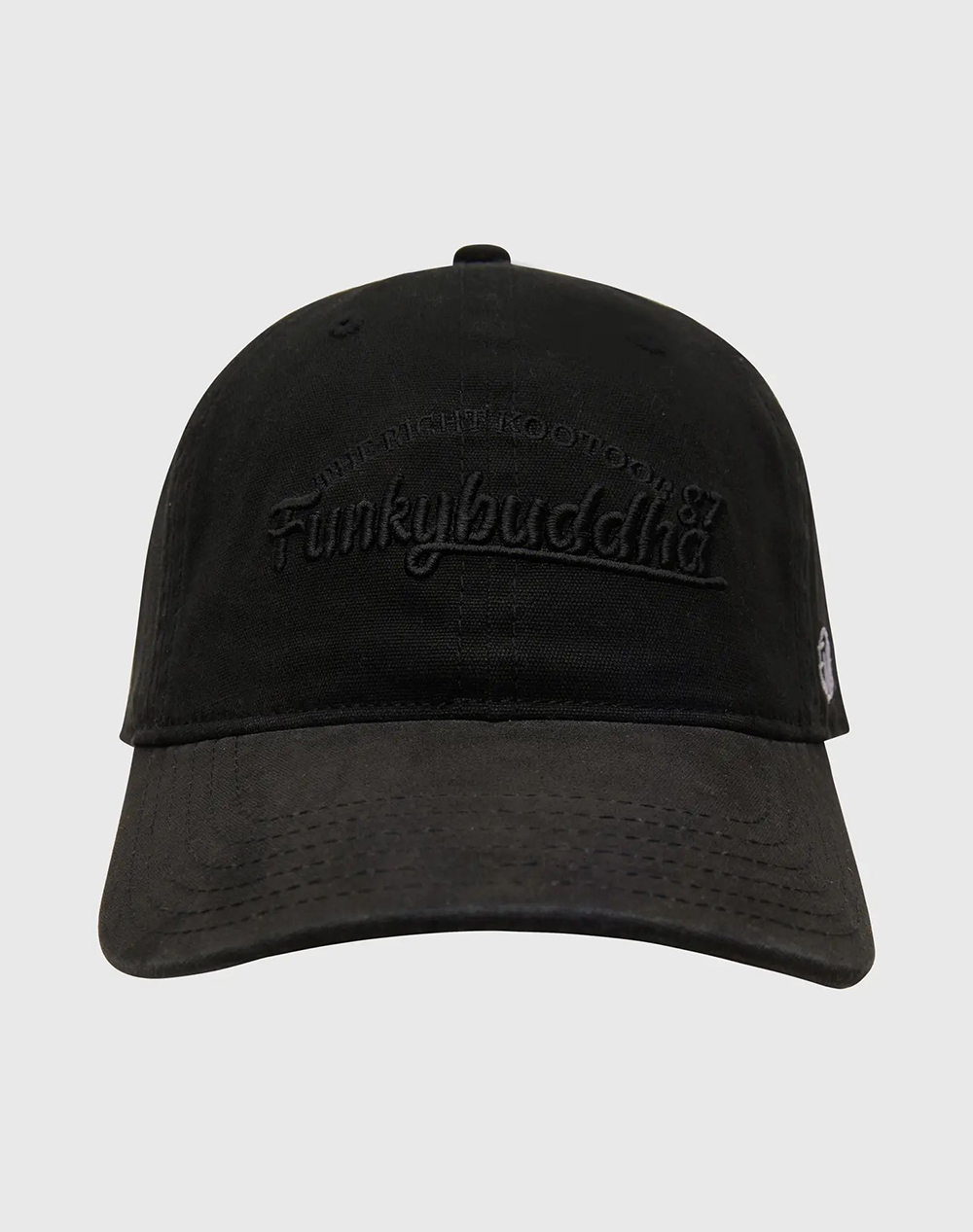 FUNKY BUDDHA Ανδρικό καπέλο με κέντημα FBM009-078-10-BLACK Black