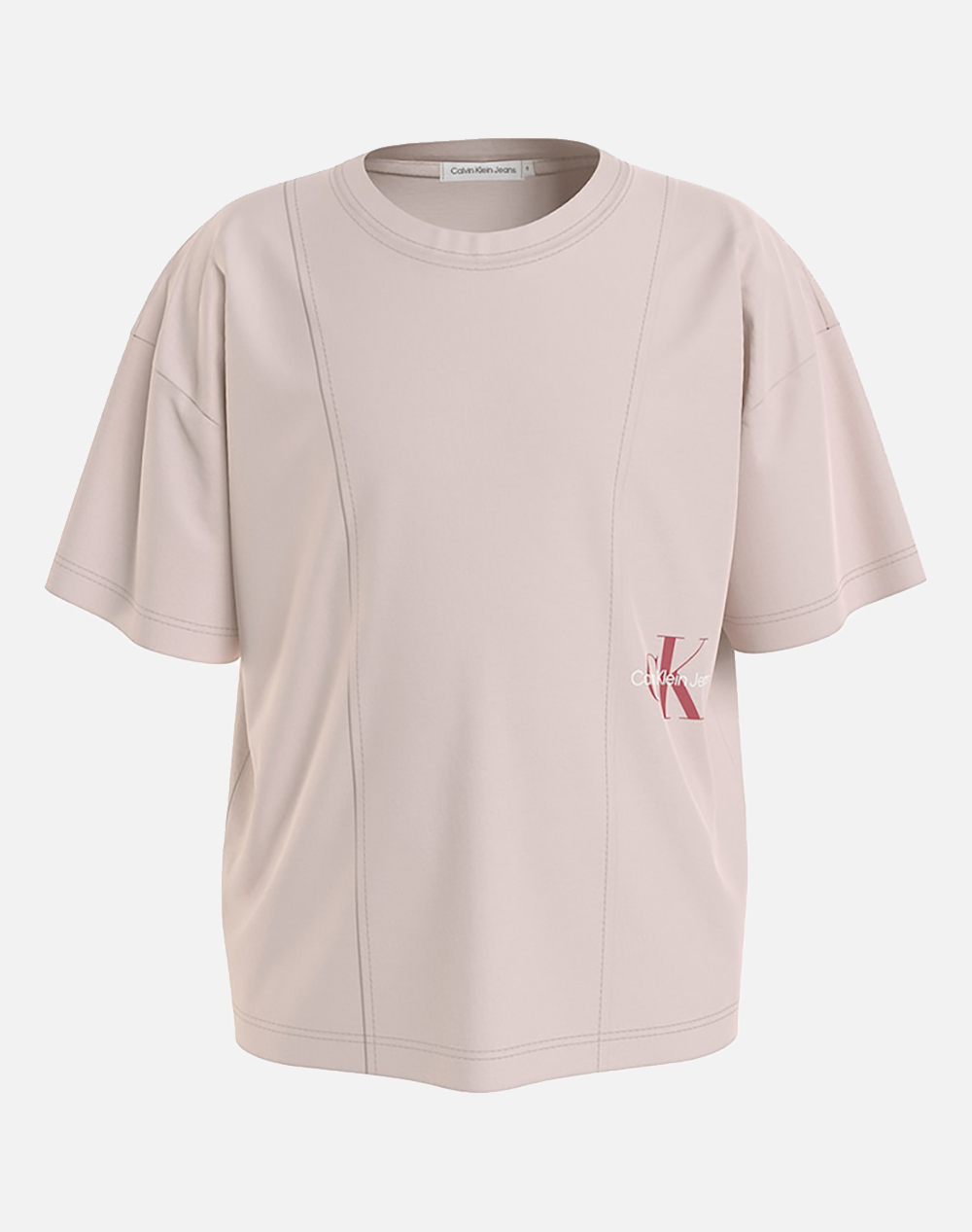 CALVIN KLEIN MONOGRAM OFF PLACED SS T-SHIRT IG0IG02430-4-6-TF6 Nude 3830ACALV3400015_XR27989