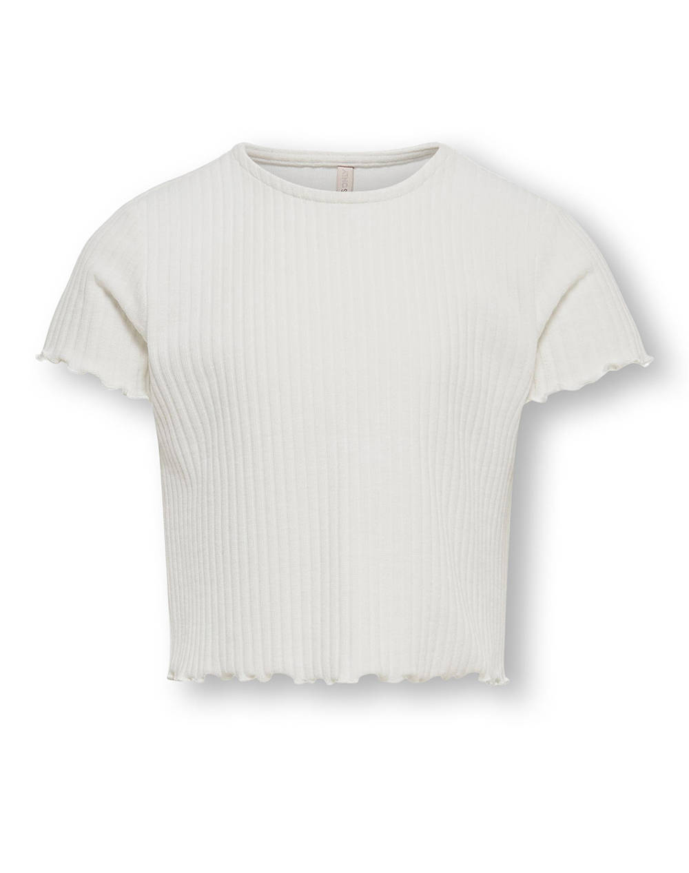 ONLY ONLY KOGNELLA S/S O-NECK TOP NOOS JRS 15225338-Cloud Dancer Ecru