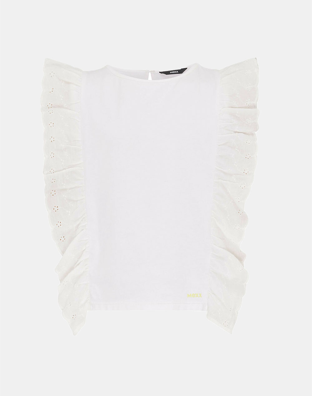 MEXX Top with broderie ruffles MF007702041G-110602 OffWhite 3830PMEXX3460005_XR05536