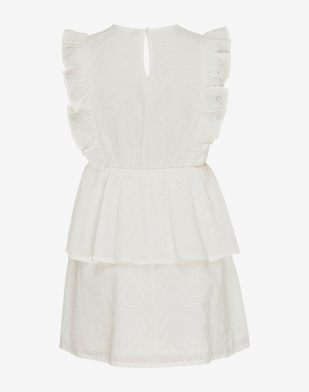 MEXX Broderie dress with ruffles