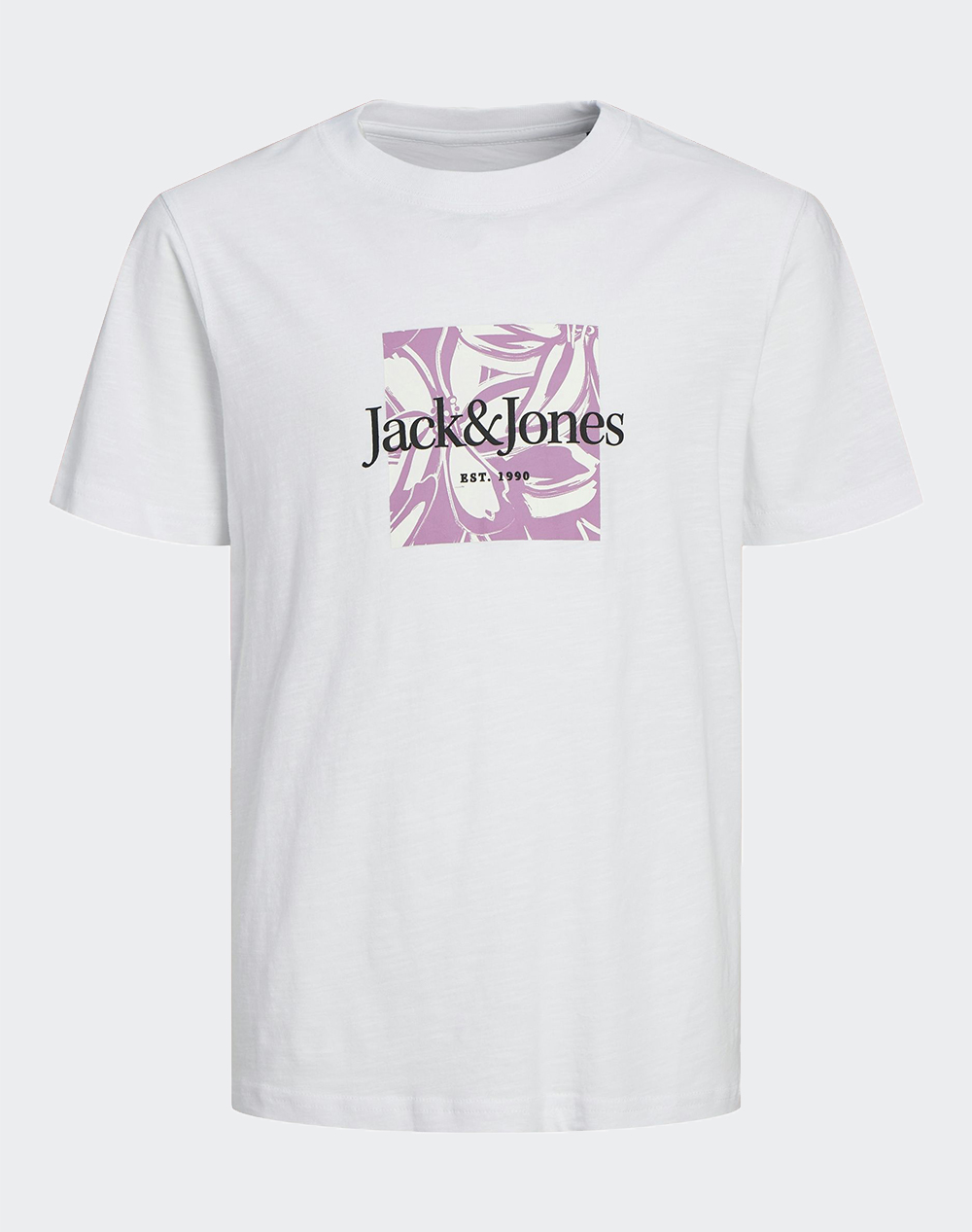 JACK&JONES JORLAFAYETTE BRANDING TEE SS CREW JNR 12253973-BRIGHT WHITE White 3831AJACK3410004_7575