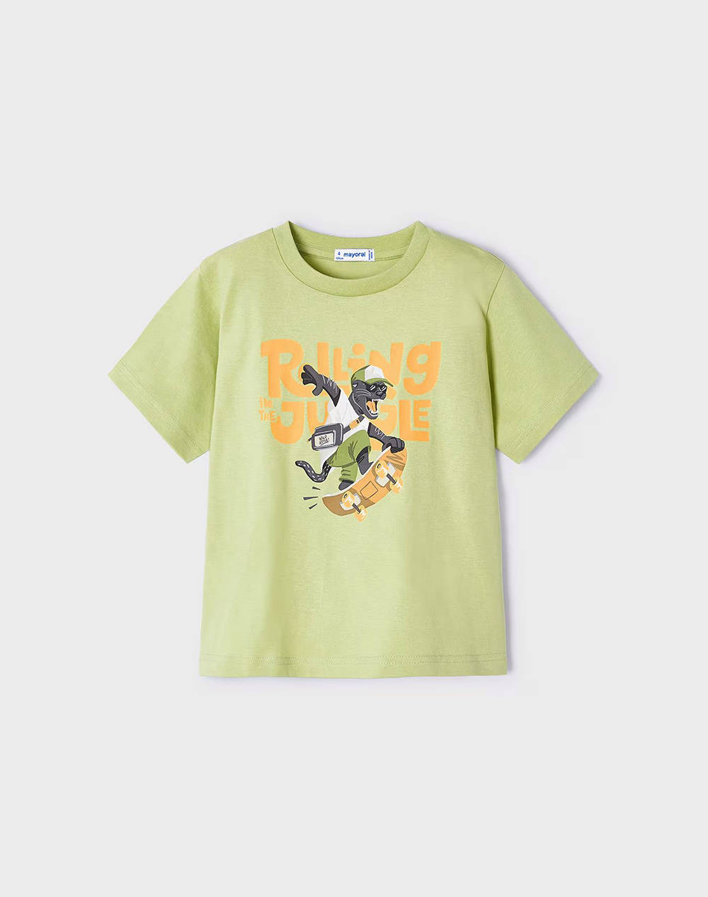 MAYORAL Μπλουζα κοντομανικη rolling 3008-63 LightGreen