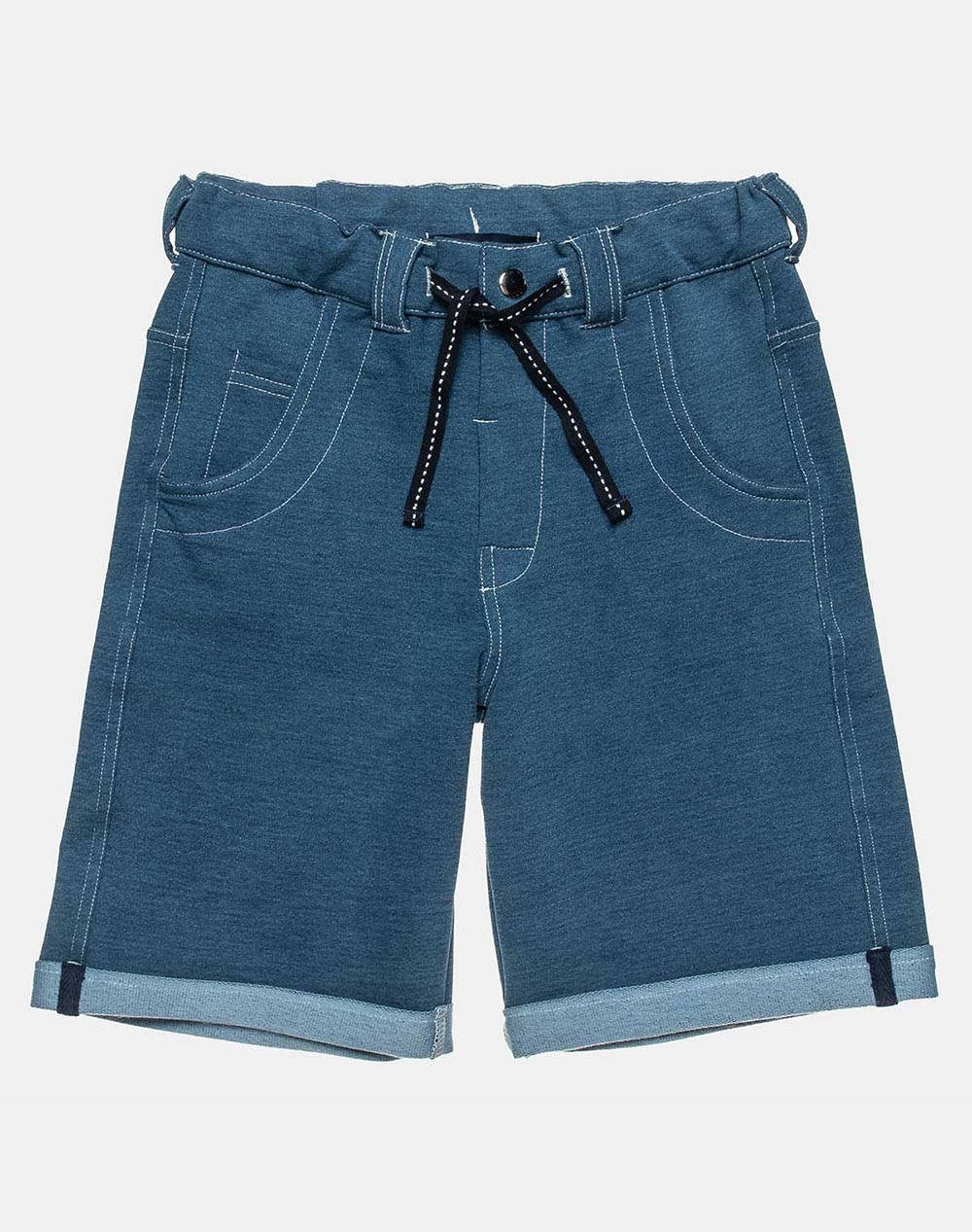 Alouette Παιδική Jean Βερμούδα Για Αγόρι Γιά Αγόρι Μπλε Τζιν Βαμβάκι Σπαντεξ