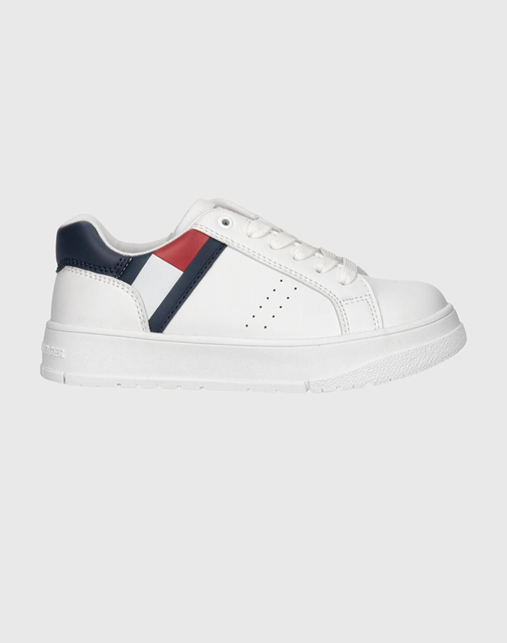 TOMMY HILFIGER FLAG LOW CUT LACE-UP SNEAKER T3X9-33356-1355 30-34-100 White 3832ATOMM6070039_XR22414