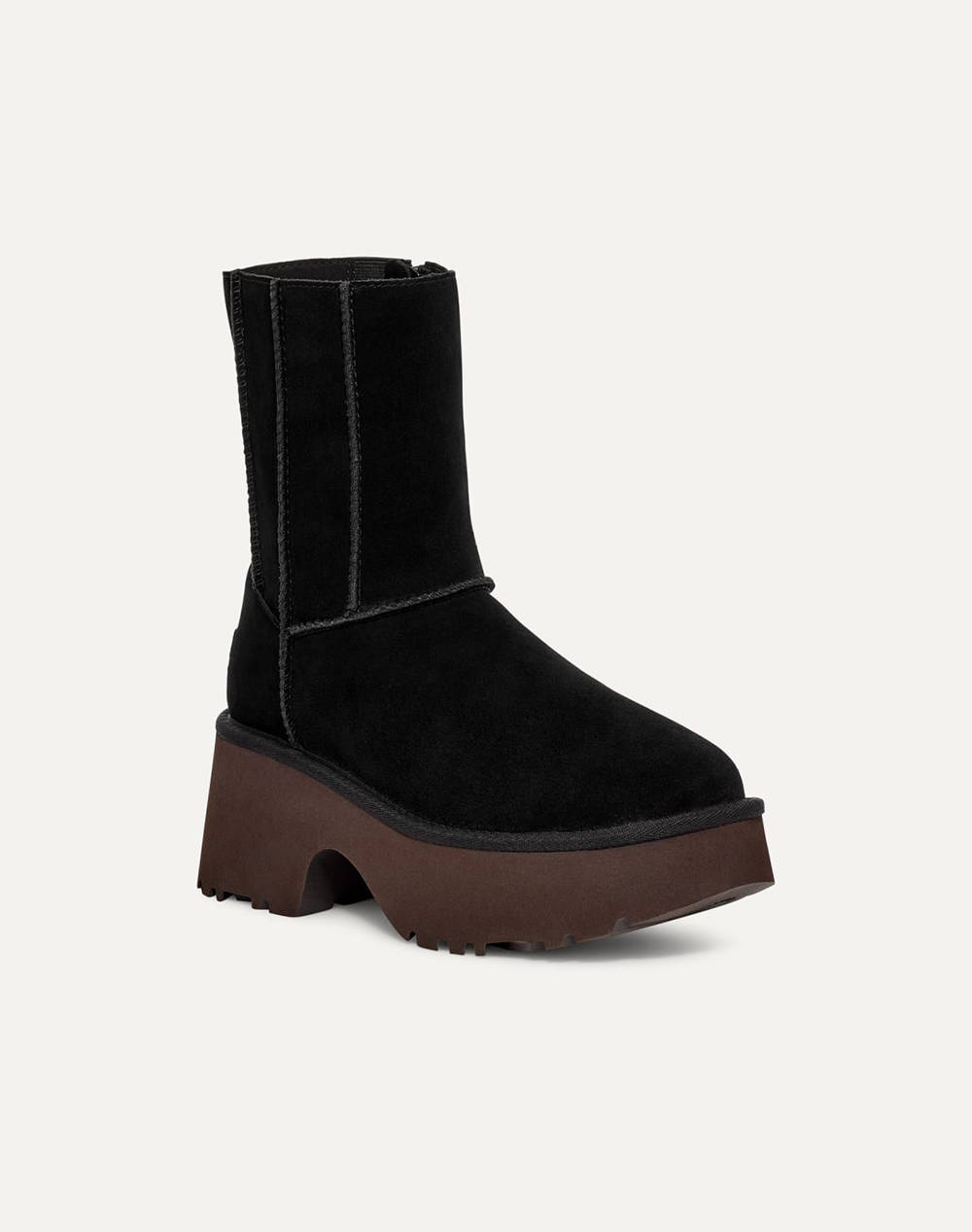 Ugg Classic Twin Seam New Heights 1158313-0071 Black Γυναικεία παπούτσια Μπότες Μποτακια Politikos Shop Πολιτικός