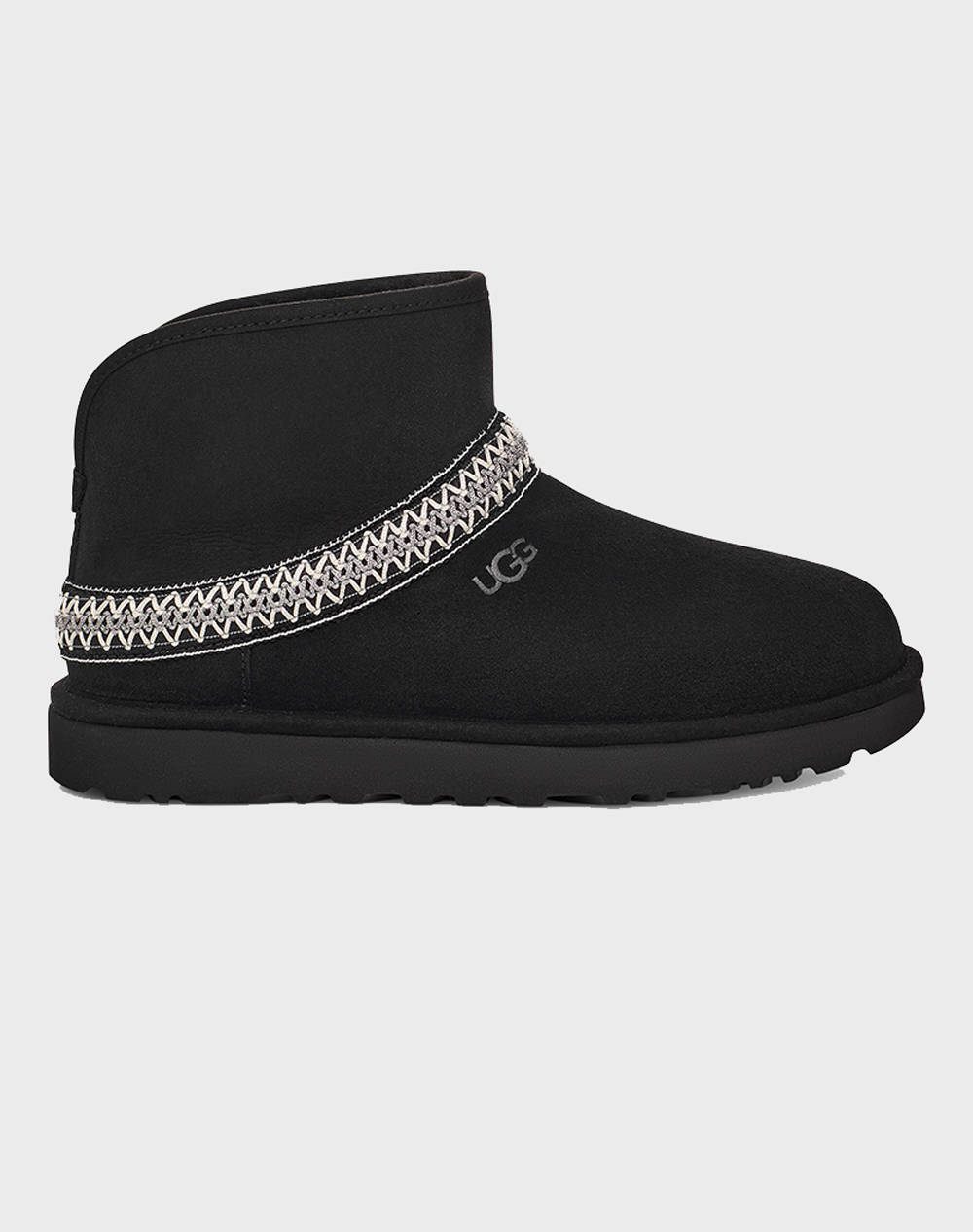 UGG 1158262 Classic Mini Crescent ΧΑΜΗΛΗ ΜΠΟΤΑ UGG 1158262-0071 Black