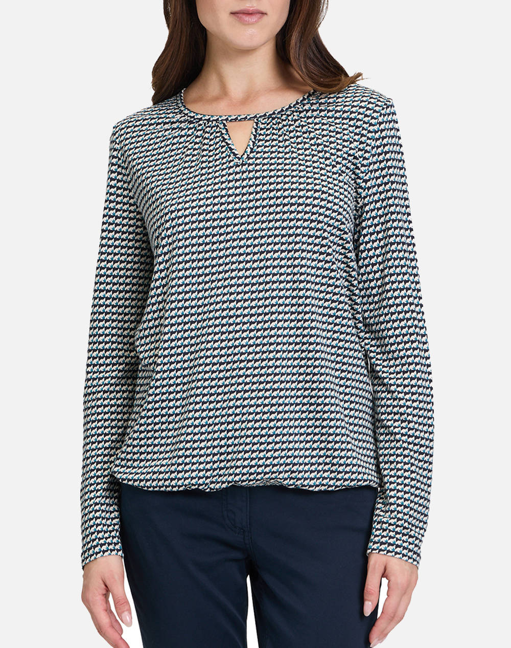 BETTY BARCLAY BETTY BARCLAY Shirt Maßtab 2165/2786-8888 Petrol