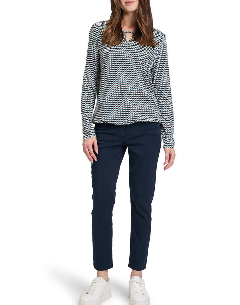 BETTY BARCLAY Shirt Maßtab 2165/2786-8888 Petrol φωτογραφία