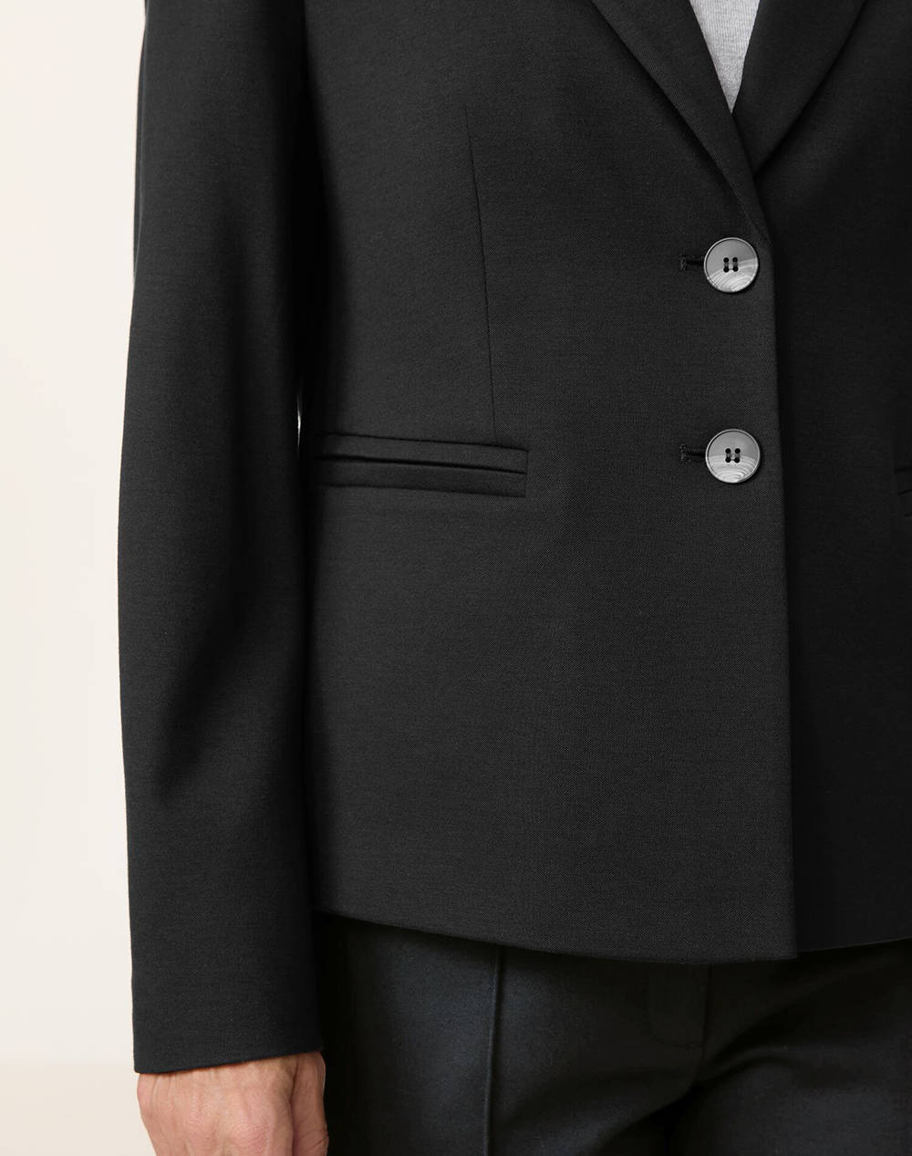 GERRY WEBER BLAZER LONG SLEEVE 935037-31218-11000 Black φωτογραφία