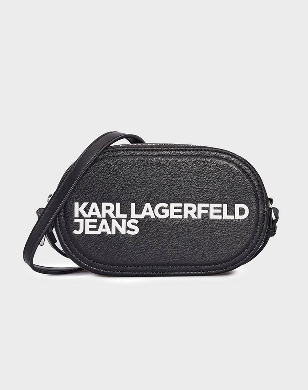 KARL LAGERFELD JEANS ESSENTIAL LOGO CAMERA BAG (Διαστάσεις: 21 x 13 x 7 εκ) 245J3010-J101 Black