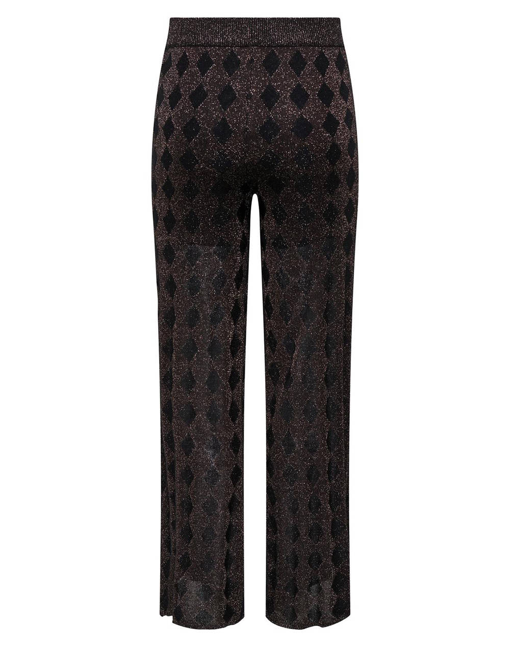 ONLY ONLMALOU GLITTER PANT KNT 15336025-Black Mixed φωτογραφία