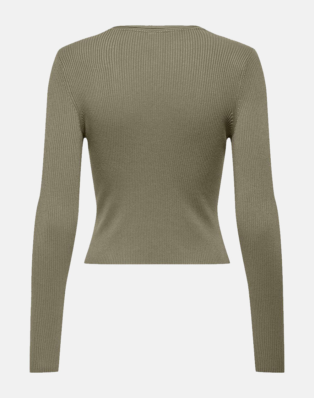 ONLY ONLMEDDI LS PEEK A BOO V-NECK CC KNT 15324600-Mermaid Olive φωτογραφία