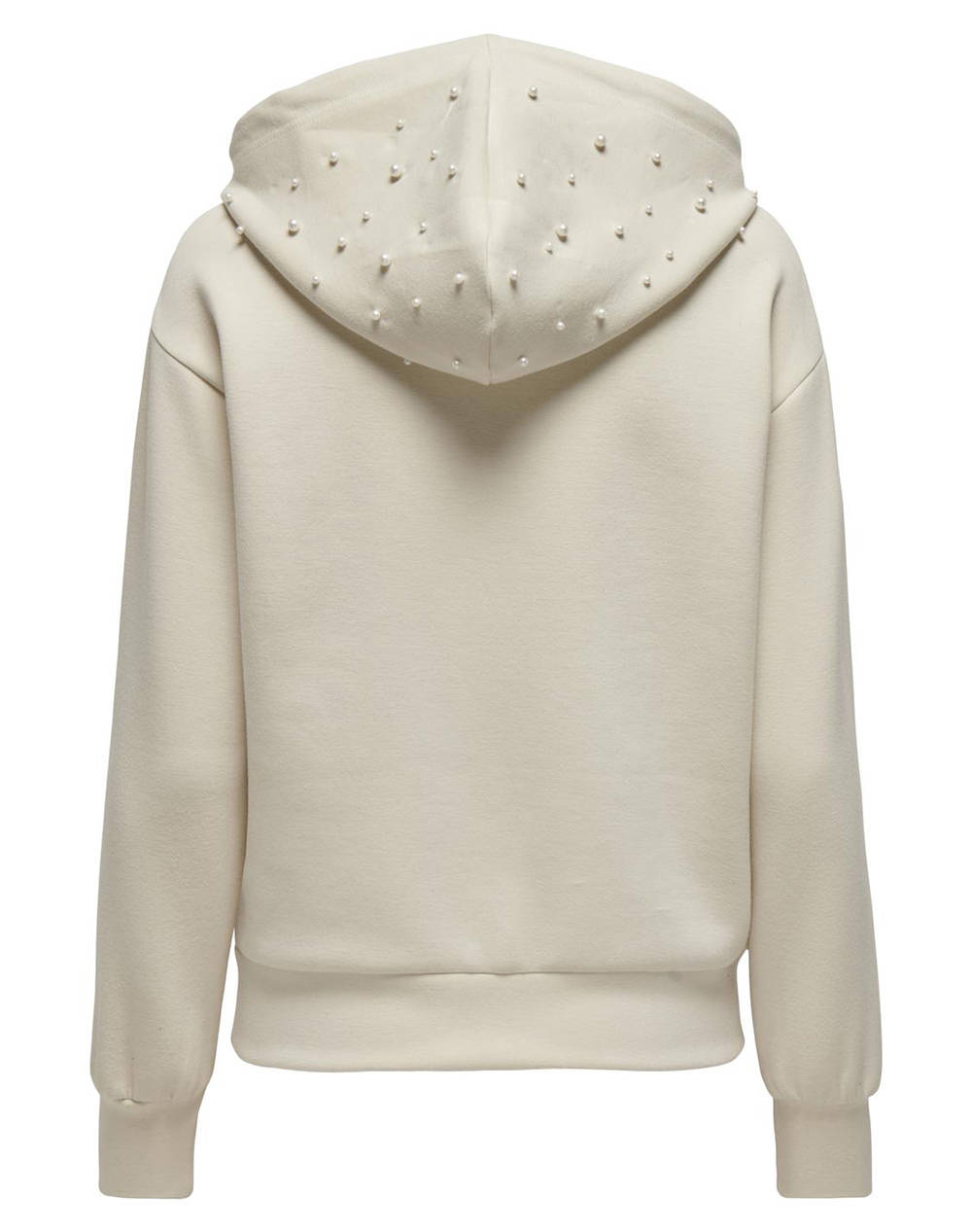 ONLY ONLFANCY L/S ZIP PEARL HOOD SWT 15337417-Birch Cream φωτογραφία