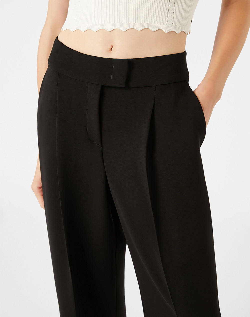 PENNYBLACK SONCINI TROUSERS 2421136102-006 Black φωτογραφία