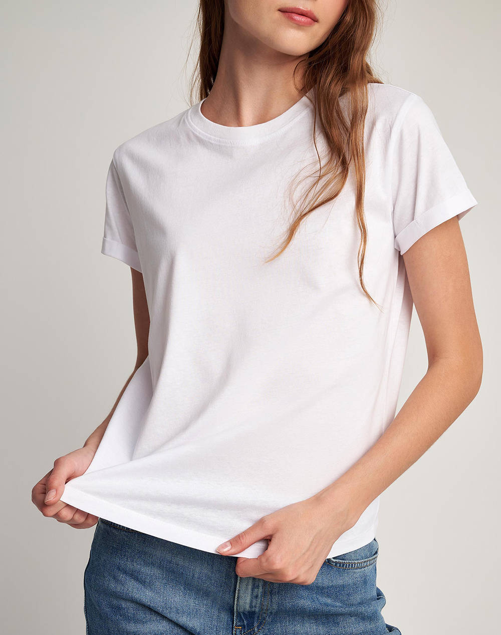 Attrattivo Γυναικεία Μπλούζα T-Shirt Κοντομάνικη Κοντομάνικη Άσπρο Βαμβάκι