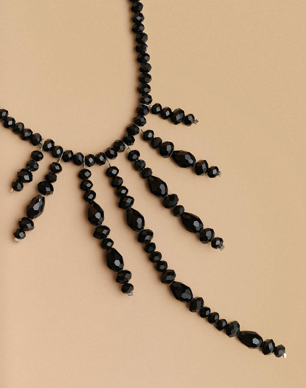 ATTRATTIVO ΚΟΛΙΕ ΜΕΤΑΛΛΙΚΟ, ΣΥΝΘΕΤΙΚΟ 9F22376-MAYRO Black φωτογραφία