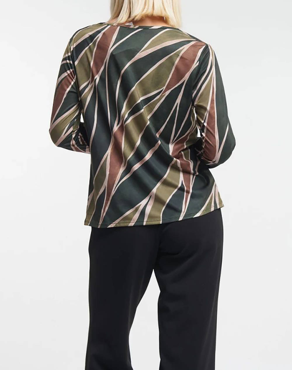 FIBES ΜΠΛΟΥΖΑ 03-6962-KHAKI Khaki φωτογραφία