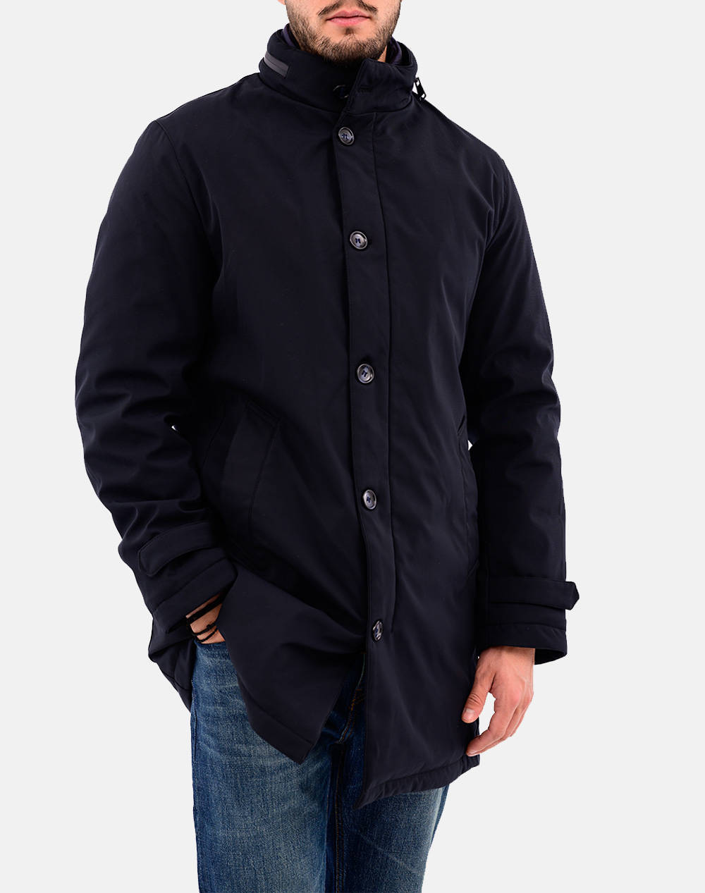 ADIMARI JOHN BLACK JACKET 24W.SE.048.09-NAVY BLUE NavyBlue φωτογραφία