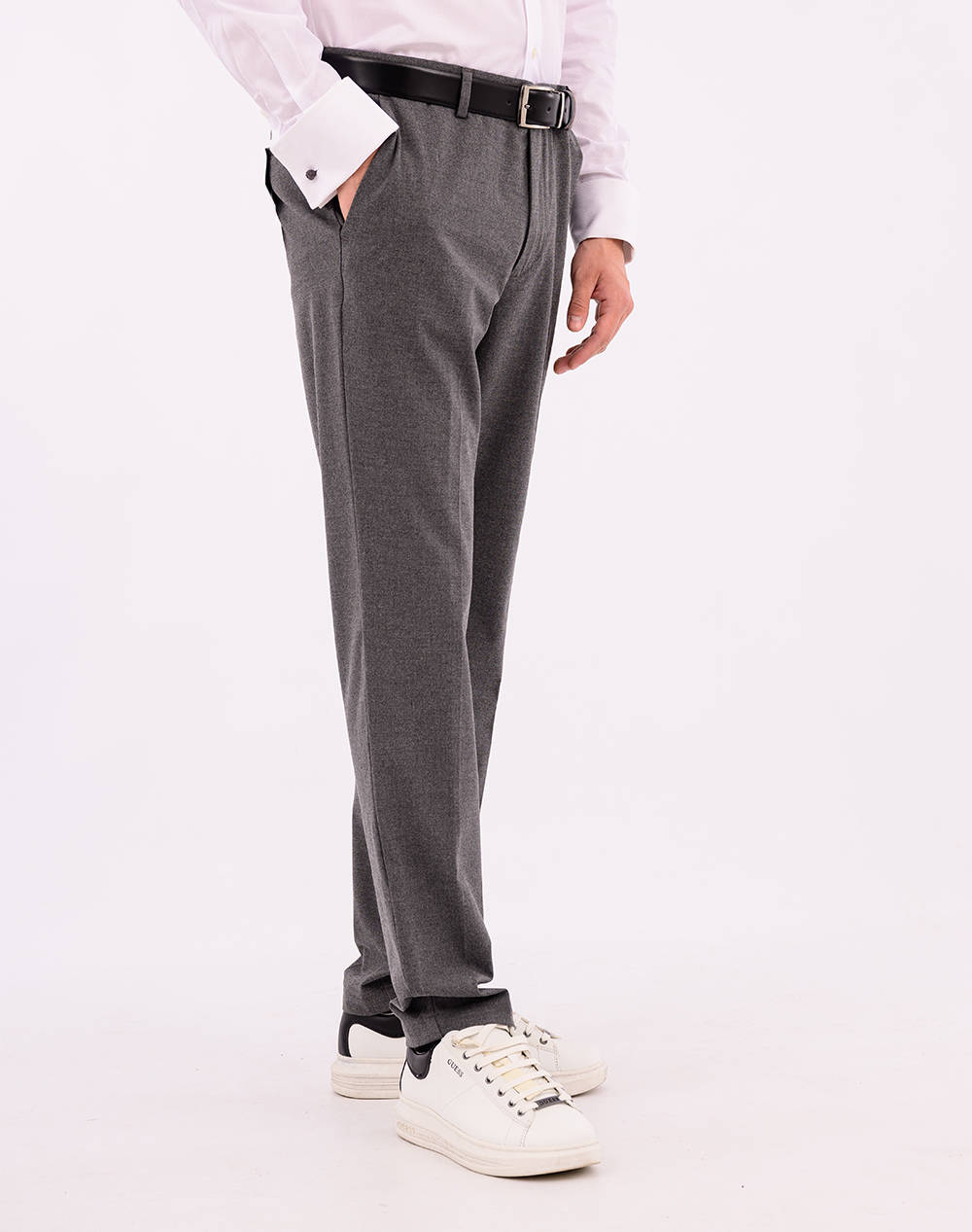 Boss P-Kaito 10263996 01 50537127-030 Gray ανδρικά ρούχα παντελόνια Chinos Politikos Shop Πολιτικός