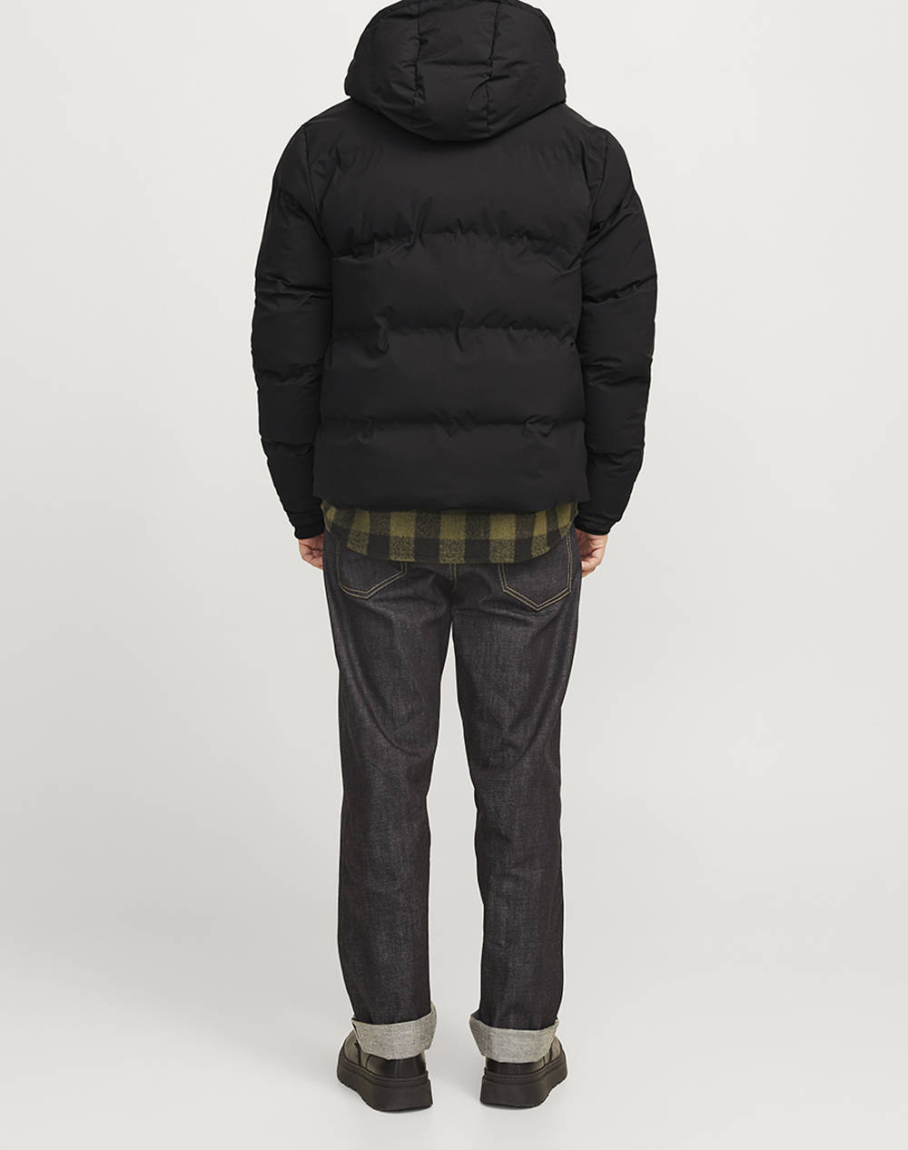 JACK&JONES JJPAYNE PUFFER JACKET 12256887-BLACK Black φωτογραφία