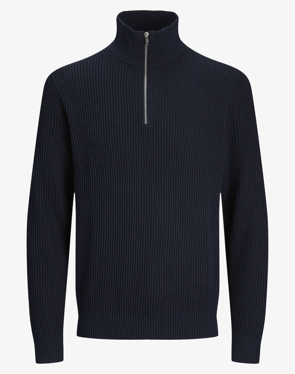 JACK&JONES JPRBLALIAM KNIT HALF ZIP BF LN 12266502-Naval Academy NavyBlue
