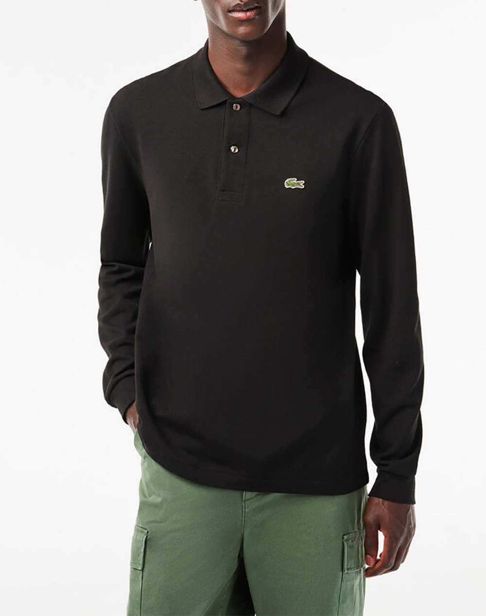 LACOSTE ΜΠΛΟΥΖΑ ΜΜ POLO LS 3L1312-031 Black