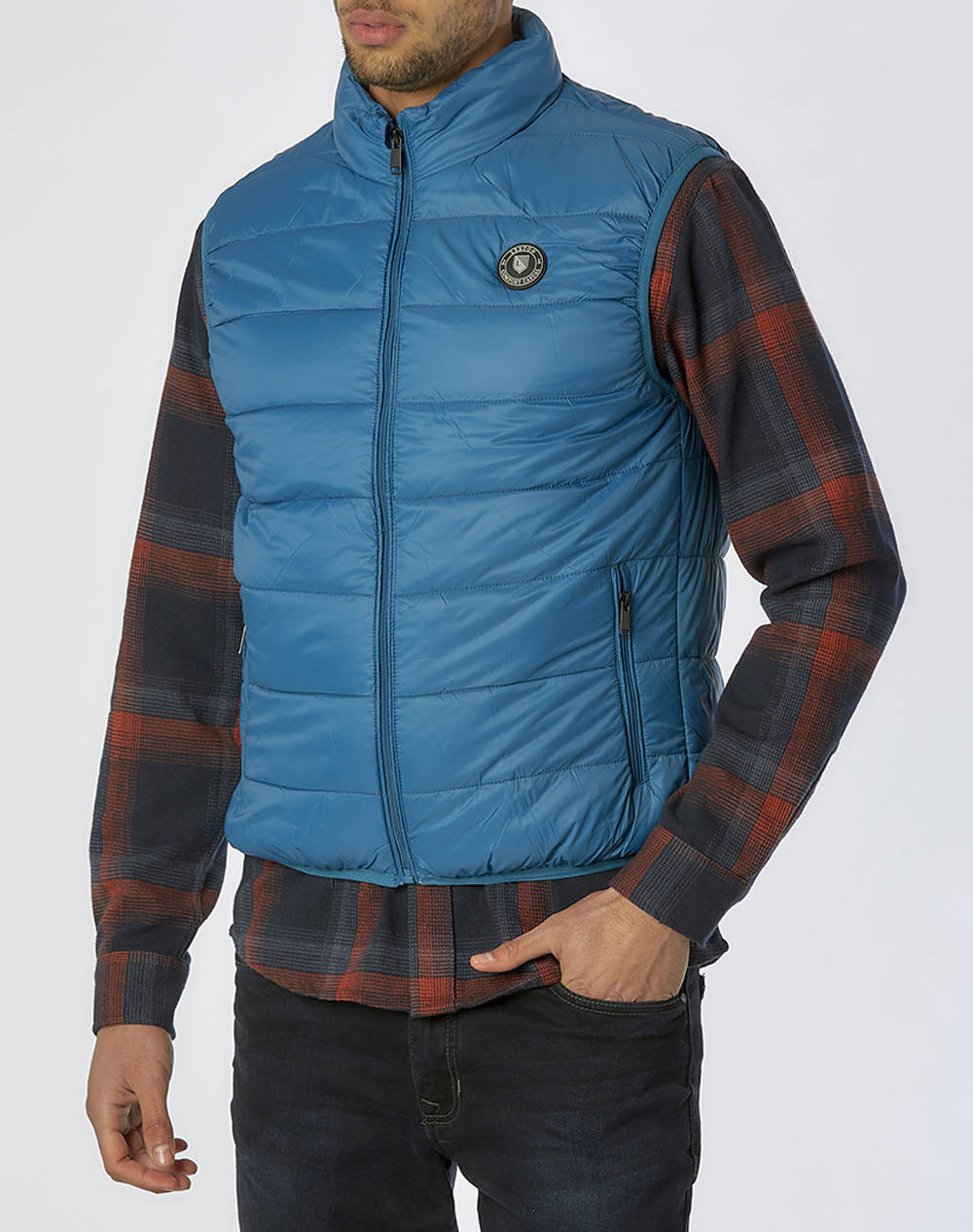 LEXTON LEXTON AMANIKO MΠΟΥΦΑΝ 05.34.PUFFER VEST-INDIGO SkyBlue