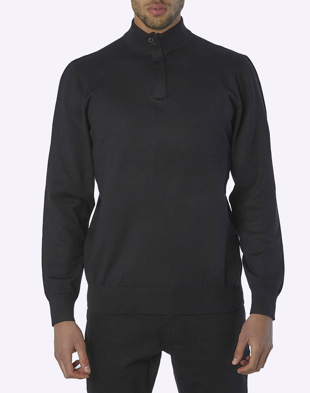 LEXTON ΠΛΕΚΤΟ ZIP 17.34.LUPETO ZIP-BLACK Black