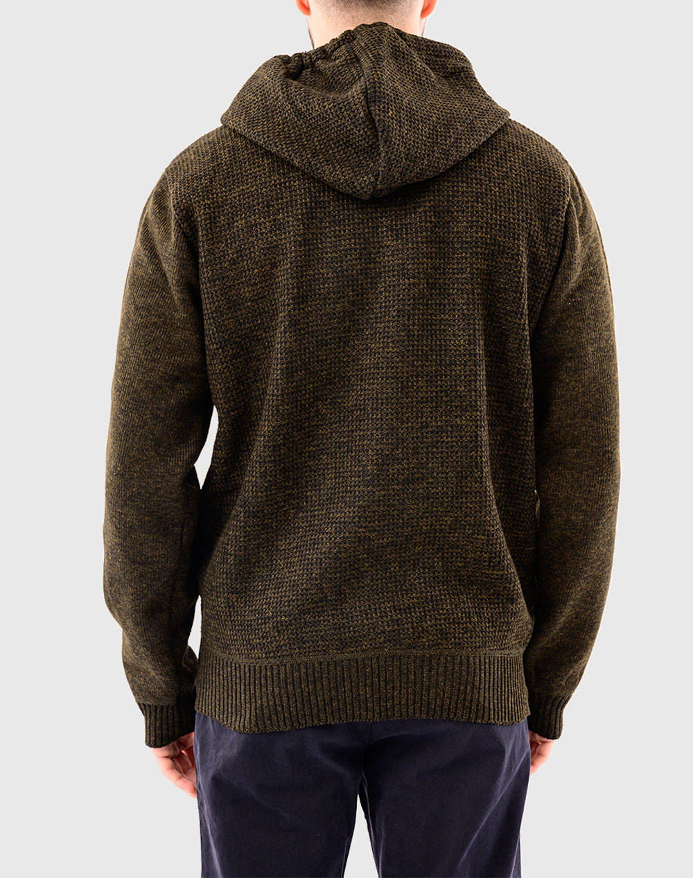 LEXTON ZAKETA ΜΕ ΚΟΥΚΟΥΛΑ 19.34.WIND HOOD CARD-KHAKI MEL. Khaki φωτογραφία