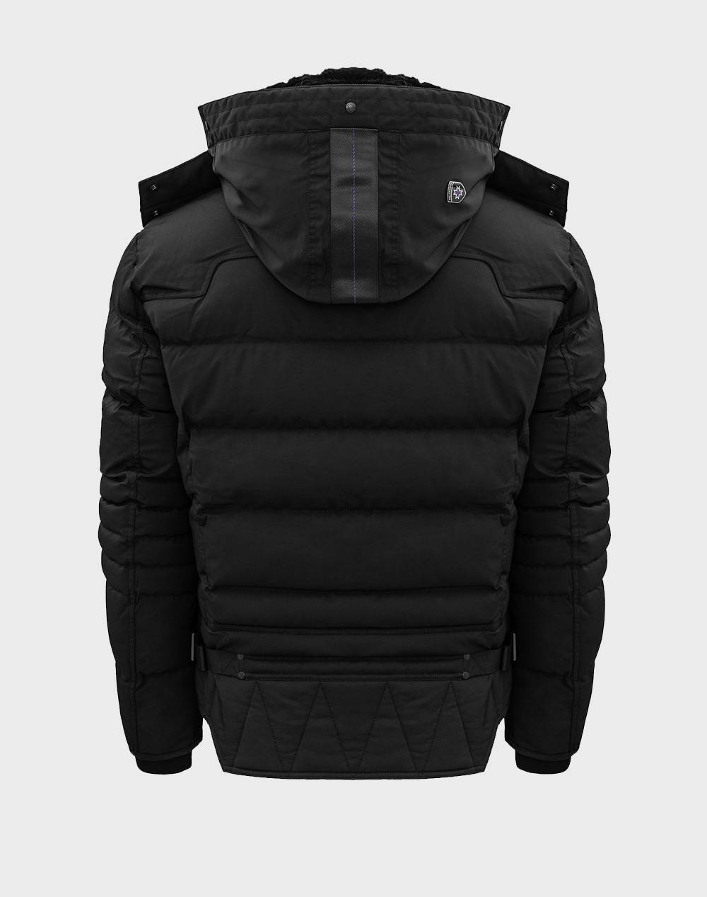 Midnight Blue Wellensteyn Jacke Herren Stardust 565 Schwarz