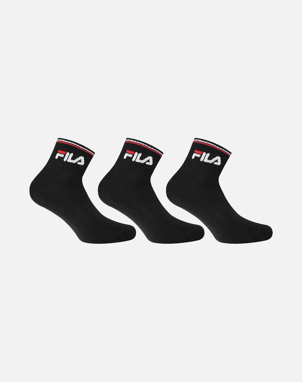 FILA F5505 Bamboo Quarter Plain ΚΑΛΤΣΑ F5505-200 Black
