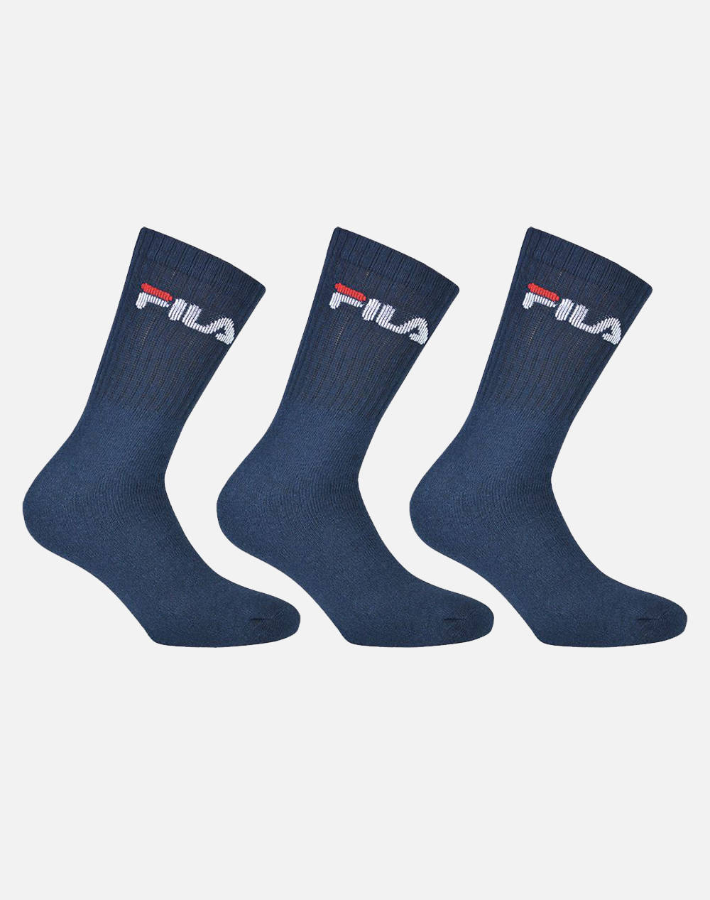 FILA F9505 Crew Tennis NOS F.Terry 3Pairs ΚΑΛΤΣΑ F9505-321 DarkBlue